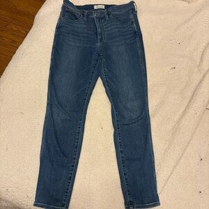 Madewell Dark Blue Skinny Jeans